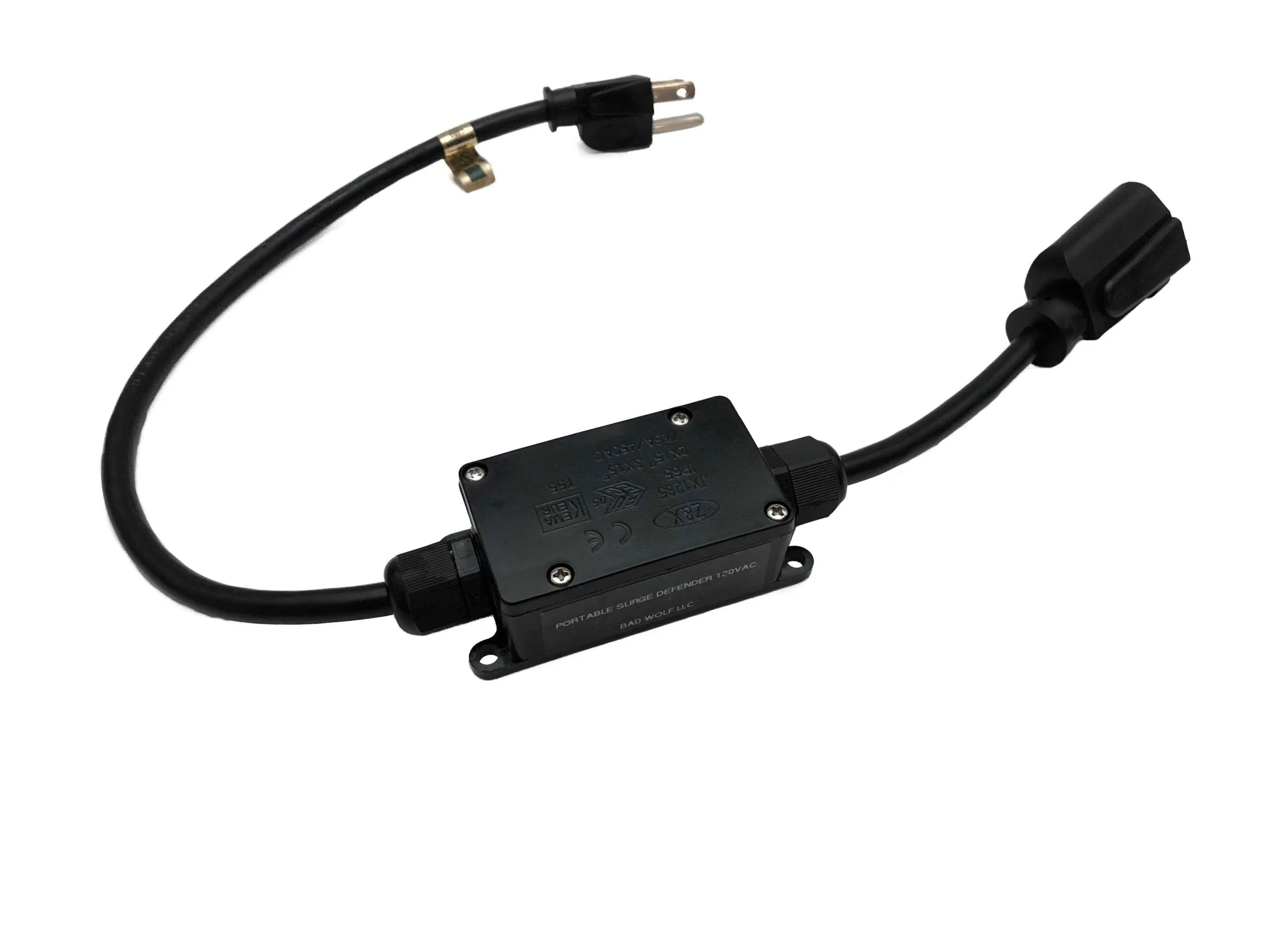 portable surge defender lightning shield and emp protector