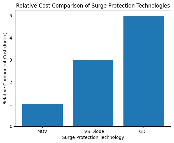 SPD component cost comparison